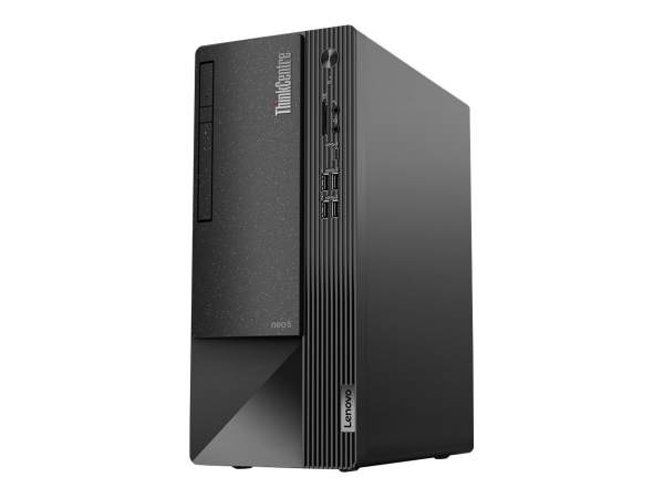 Lenovo - 11SE0024GE - ThinkCentre neo 50t 11SE - Tower Core i5 12400 / 2.5 GHz - RAM 8 GB - SSD 256 GB - TCG Opal Encryption 2 - NVMe - DVD-Writer - UHD Graphics 730 - GigE - WLAN: 802.11a/b/g/n/ac - Bluetooth 5.0 - Win 11 Pro - monitor: none - keyboard: