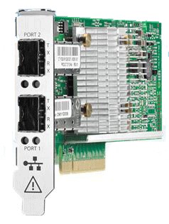 HPE - 656244-001 - Ethernet 10Gb 2-port 530SFP+ - Interno - Cablato - PCI Express - Ethernet - 10000 Mbit/s - Verde - Acciaio inossidabile