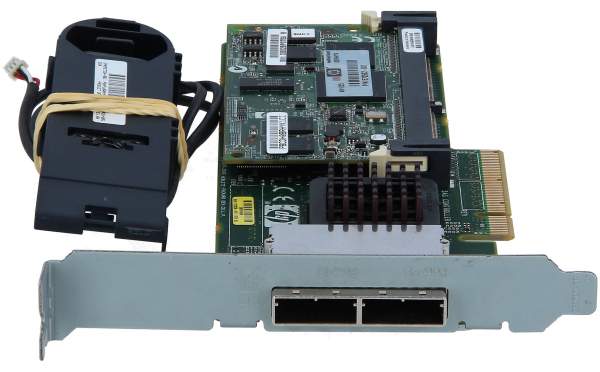 HP - 578229-B21 - HP Smart Array P411/512 FBWC 2-ports Ext PCIe x8 SAS Controller
