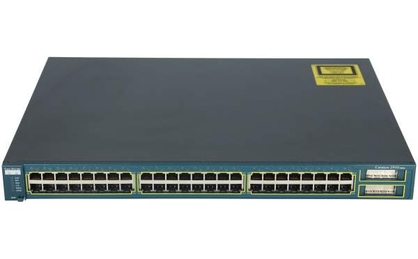 Cisco - WS-C2950G-48-EI - Catalyst 2950, 48 10/100 with 2 GBIC slots, Enhanced Image