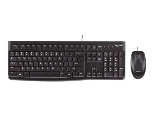 Logitech - 920-002540 - Desktop MK120 - Tastatur-und-Maus-Set - USB - Deutsch