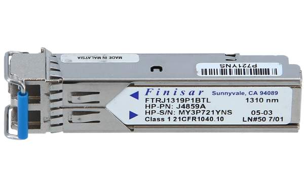 HPE - J4859A - X121 - SFP (mini-GBIC) transceiver module - GigE - 1000Base-LX - LC - up to 10 km - 1310 nm