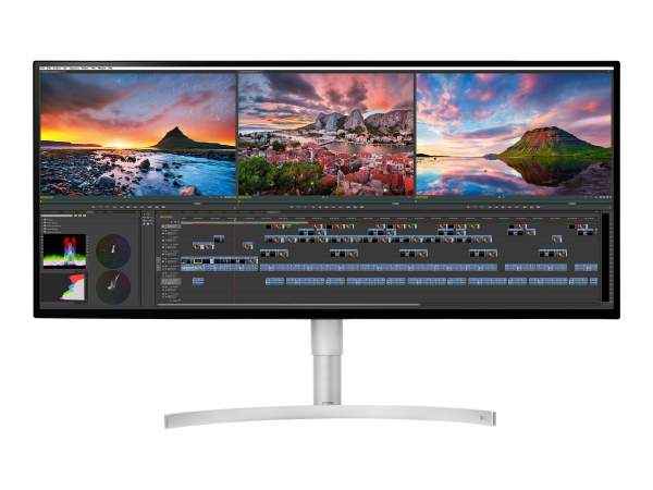 LG - 34WK95U-W - LED monitor - 34" - 5120 x 2160 5K2K UltraWide 60 Hz - Nano IPS - 2xHDMI - DisplayPort - speakers