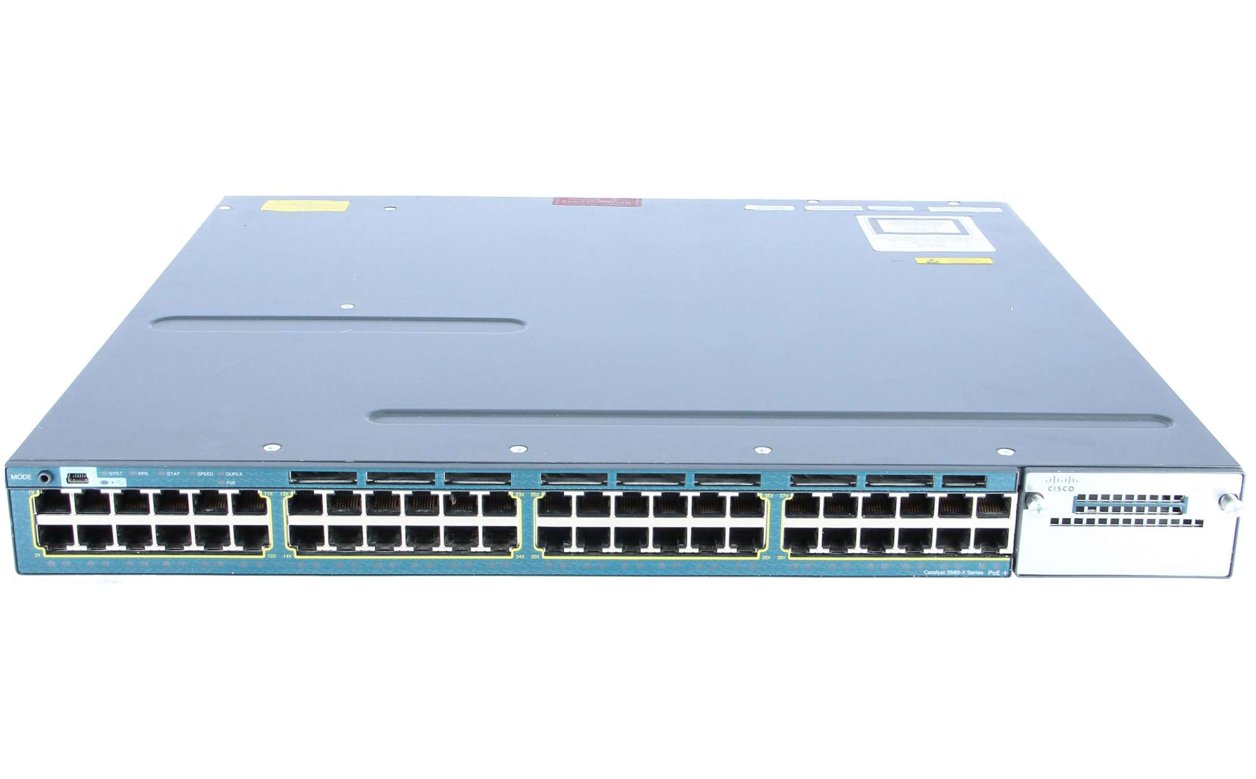 CISCO WS-C3560X-48T-E 48-Port Gigabit Layer3 Switch ipservices ios-15.2.tar 3560 