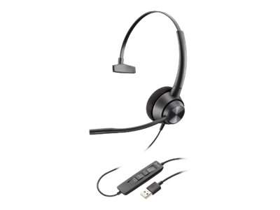 Poly - 214568-01 - EncorePro 310 - USB-A - 300 Series - headset - on-ear - wired