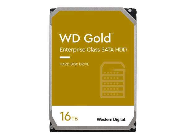 WD - WD161KRYZ - Gold Enterprise-Class Hard Drive WD161KRYZ - Festplatte - 16 TB - intern - 3.5" (8.9 cm)