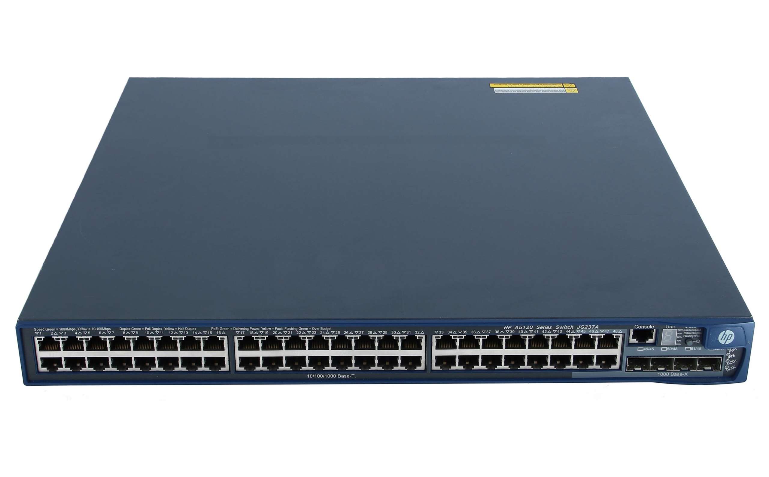HP 5500-48G-PoE+-4SFP HI 10/100/1000 / 10Gbe Switch with 2 Slots JG542A
