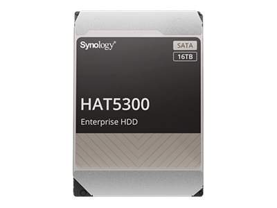 Synology - HAT5300-16T - Hard drive - 16 TB - internal - 3.5" - SATA 6Gb/s - 7200 rpm