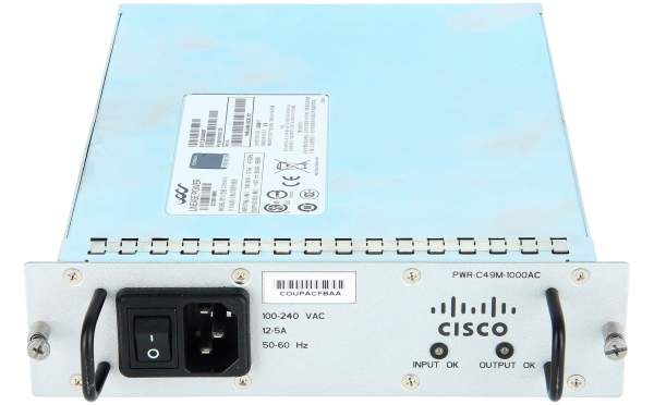 Cisco - PWR-C49M-1000AC= - 4900M AC power supply, 1000 watts