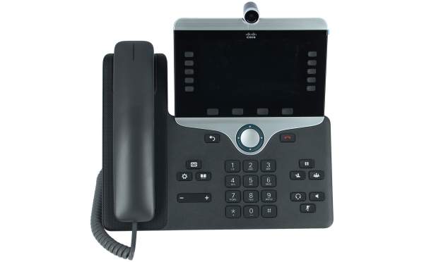 Cisco - CP-8845-K9= - IP PHONE 8845 - IP Phone - Antracite - Cornetta cablata - Policarbonato - Scrivania/Parete - LCD
