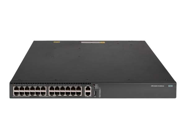 HPE - S0S34A - FlexNetwork 5600 HI - Switch - 1 Slot - L3 - managed - 24 x 100/1000/2.5G/5G/10GBase-T + 4 x QSFP+ - rack-mountable - PoE Class 8 - BTO