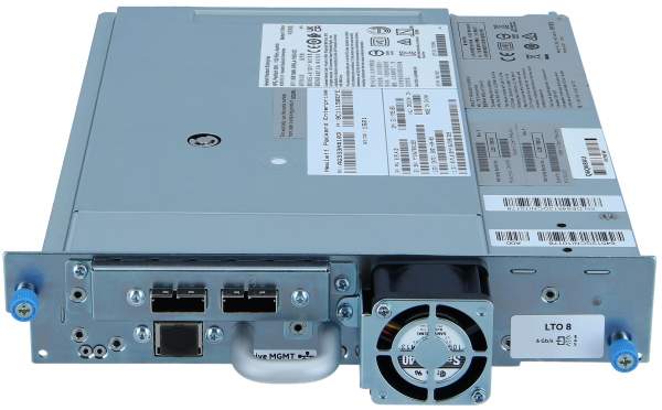 HPE - Q6Q68A - StoreEver MSL LTO-8 Ultrium 30750 SAS - Disco di archiviazione - Cartuccia a nastro - Serial Attached SCSI (SAS) - 2.5:1 - LTO - Mezza altezza 5,25"