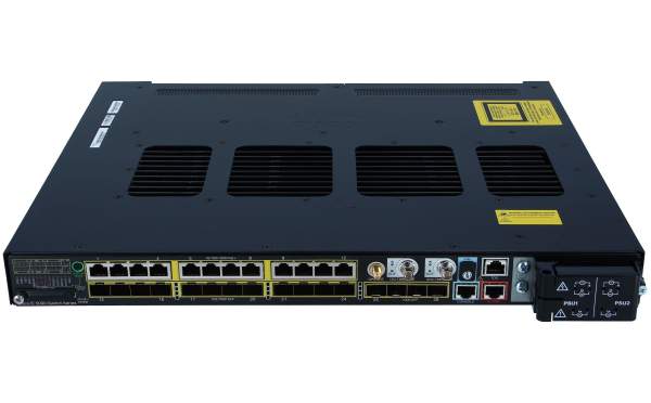 Cisco - IE-5000-16S12P - Industrial Ethernet 5000 Series - Switch - Managed - 16 x Gigabit SFP + 12 x 10/100/1000 (PoE+) - rack-mountable - PoE+ - TAA Compliant