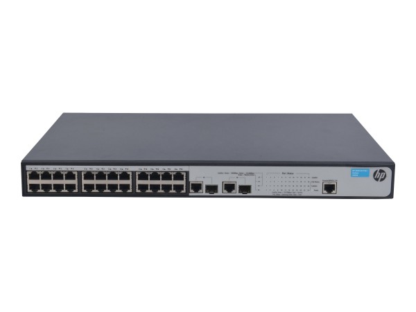 HPE - JG539A - 1910-24-PoE+ Switch - Switch - WLAN, Glasfaser (LWL) 1.000 Mbps - 24-Port 1 HE -