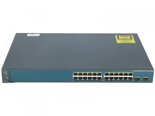 Cisco - WS-C3560V2-24PS-E - Catalyst 3560V2 24 10/100 PoE + 2 SFP + IPS (Enhanced) Image