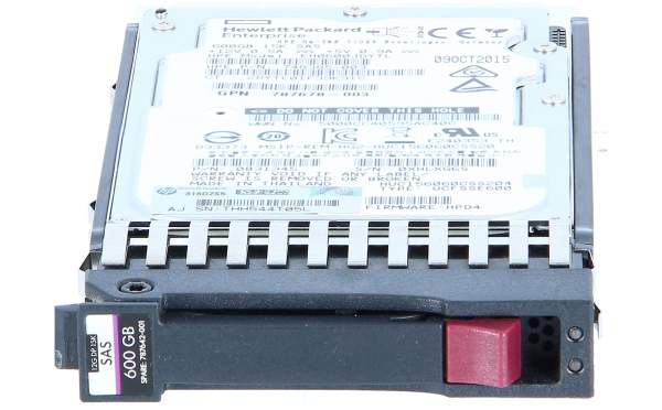 HPE - 787642-001 - 600GB 15K SAS 2.5" 12G SFF MSA - Festplatte - Serial Attached SCSI (SAS)