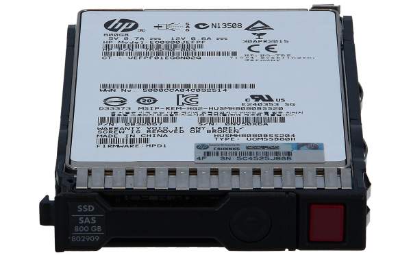 HP - 802586-B21 - HP 800GB 12G SAS Write Intensive SFF 2.5-in SC 3yr Wty Solid State Drive