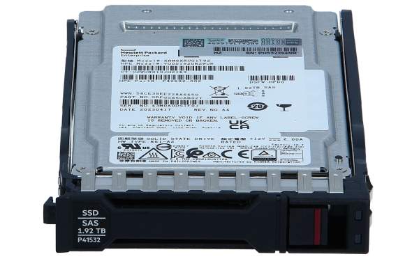 HPE - P40507-B21 - Read Intensive - SSD - 1.92 TB - Hot-Swap - 2.5" SFF (6.4 cm SFF)