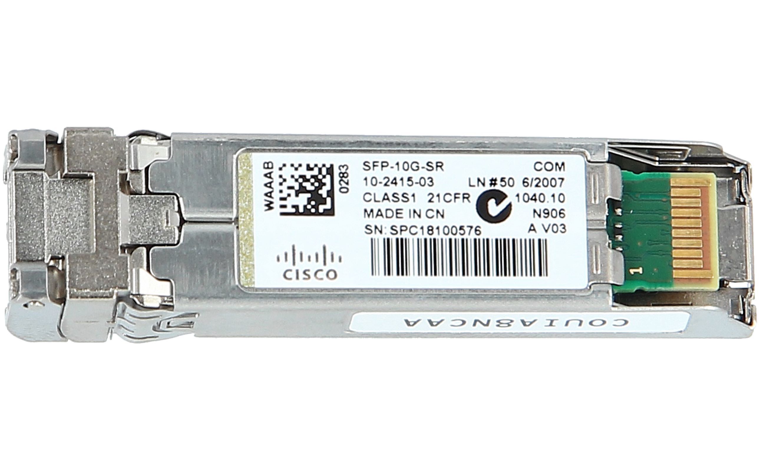 Cisco SFP10GSR 10 Base SFP Module for sale online 