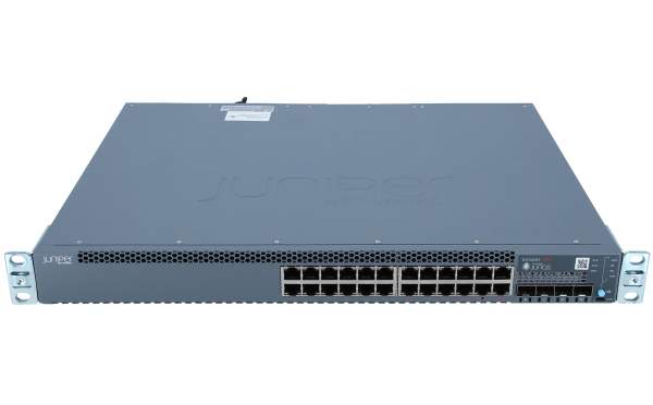Juniper - EX3400-24P - EX3400-24P - Gestito - Gigabit Ethernet (10/100/1000) - Supporto Power over Ethernet (PoE) - Montaggio rack - 1U
