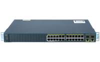 Cisco -  WS-C2960-24LC-S -  Catalyst 2960 24 10/100 (8 PoE) + 2 T/SFP LAN Lite Image