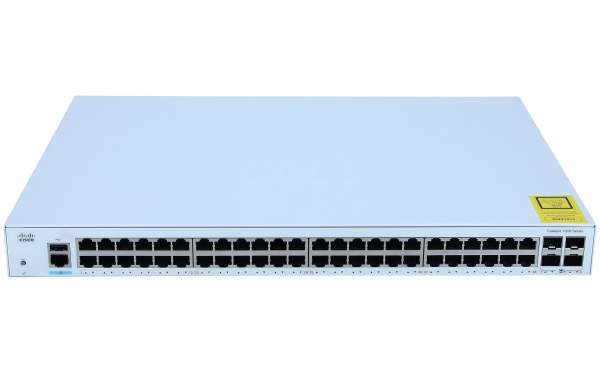 Cisco - C1000-48T-4X-L - Switch - Managed - 48 x 10/100/1000 + 4 x 10 Gigabit SFP+ (uplink) - rack-mountable