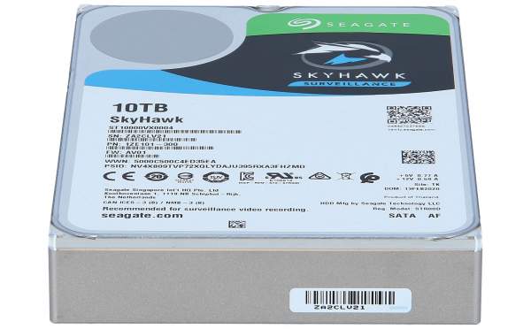 SEAGATE - ST10000VX0004 - Seagate SkyHawk ST10000VX0004 - Festplatte - 10 TB - intern - 3.5" (8.