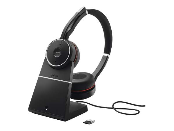 JABRA - 7599-838-199 - Jabra Evolve 75+ UC Stereo - Headset - On-Ear