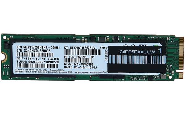 HP - 862996-001 - Solid state drive - 256 GB - internal - M.2