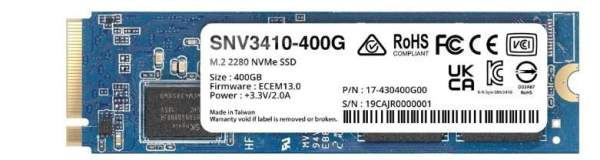 Synology - SNV3410-400G - SNV3410 - SSD - 400 GB - intern - M.2 2280 - PCIe 3.0 x4 (NVMe)