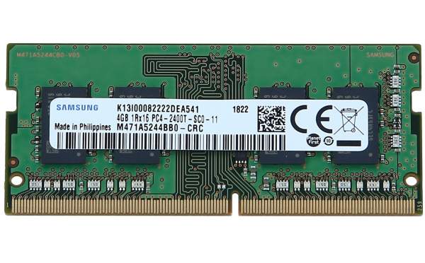 Samsung - M471A5244BB0-CRC - 4GB (1*4GB) 1RX16 PC4-2400T-S DDR4 2400MHZ SODIMM