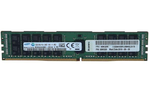 Lenovo - 00NV205 - MEM 32GB 2Rx4 DDR4-2400MHz - 32 GB - DDR4 - ECC - R-DIMM - CL17