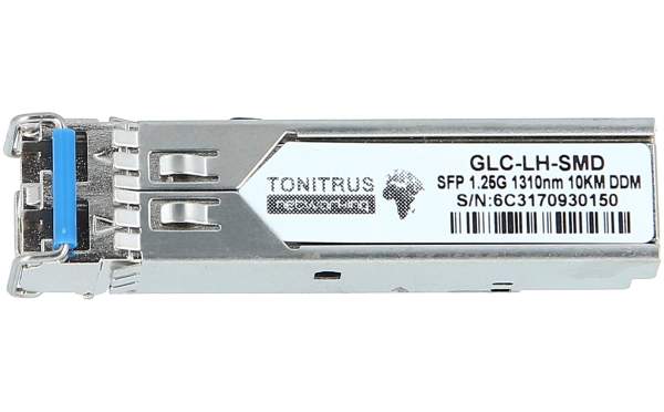 Tonitrus - GLC-LH-SMD-C - SFP (mini-GBIC) transceiver module - GigE - 1000Base-LX - 1000Base-LH - LC