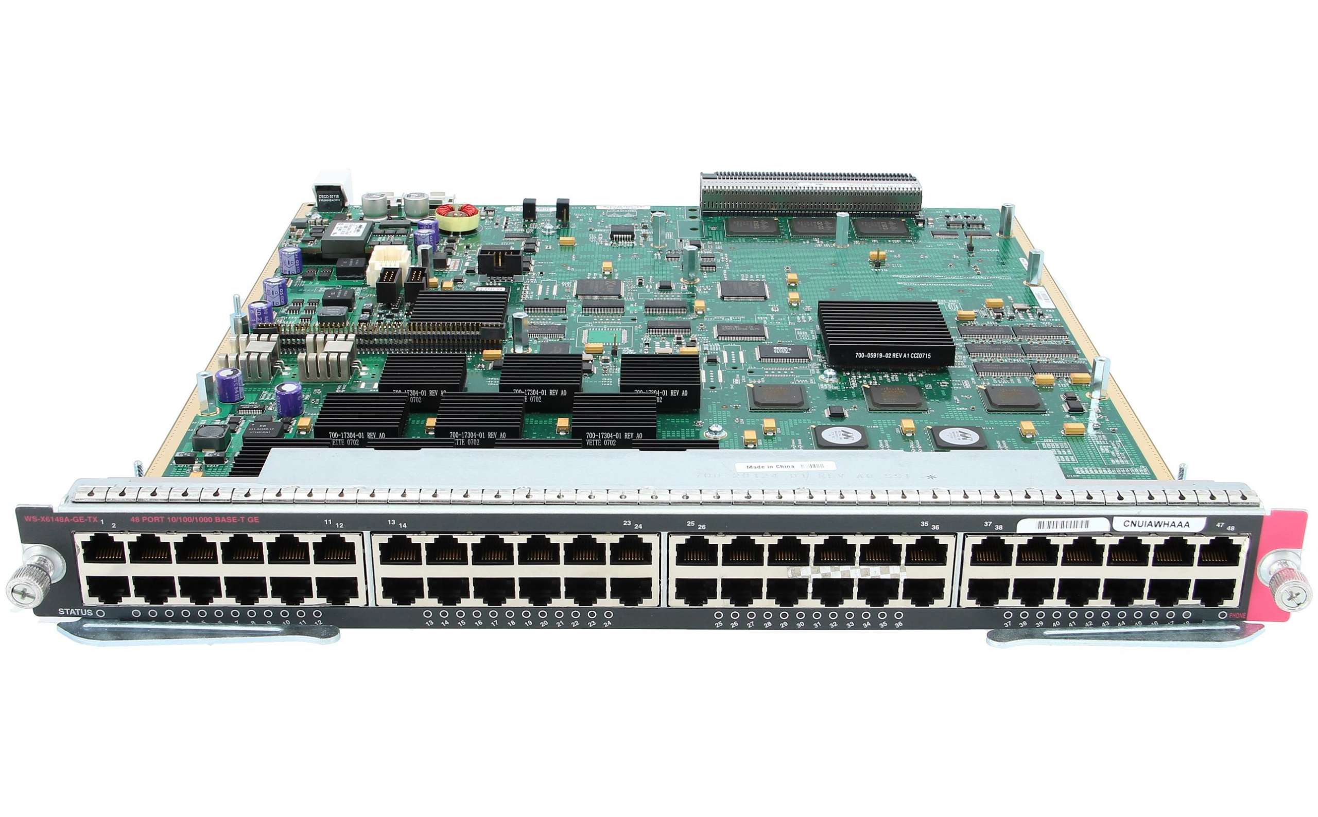 Ws-x6148-ge-tx Catalyst 6500 48 port switch Gigabit Etherne 