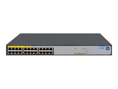 HPE - JH019A - 1420-24G-PoE+ (124W) Switch - Switch - 1.000 Mbps - 12-Port 1 HE - Rack-Modul