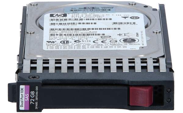 HPE - 389346-001 - 72GB 10K rpm Hot Plug SAS 2.5 Dual Port Hard Drive - 2.5" - 72 GB - 10000 Giri/min