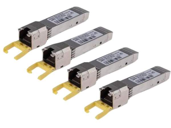 HPE - C8S75B - SFP+ transceiver module - GigE - iSCSI - 1000Base-T - RJ-45 - (pack of 4)