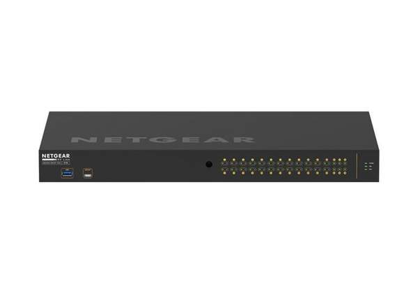 Netgear - GSM4230P-100EUS - AV Line M4250-26G4F-PoE+ - Switch - L3 - managed - 24 x 10/100/1000 (PoE