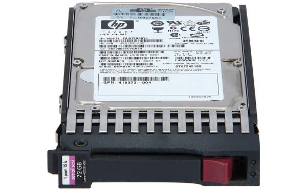 HPE - 431935-B21 - 72GB - 15K rpm - Hot Plug - SAS - SFF - 2.5" - 72 GB - 15000 Giri/min