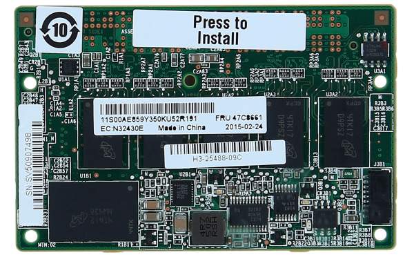IBM Lenovo M5200 5 UPGRADE 1GB Series Scheda Controller RAID 47C8656 44w3392 