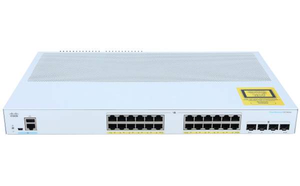 Cisco - CBS350-24P-4G-EU - 24 x 10/100/1000 (PoE+) + 4 x Gigabit SFP - L3 - Managed