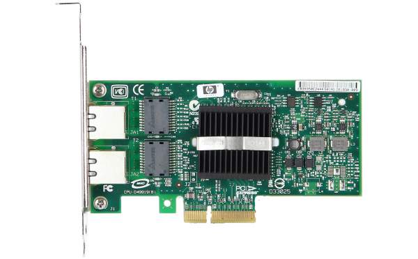 HP - 412648-B21 - HP NC360T PCI-E 2-Port 1000T Gigabit Server Adapter