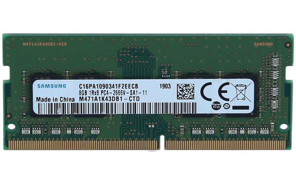 Crucial - CT8G4SFRA266 - 8GB DDR4 PC4-21300 2666MHz SODIMM