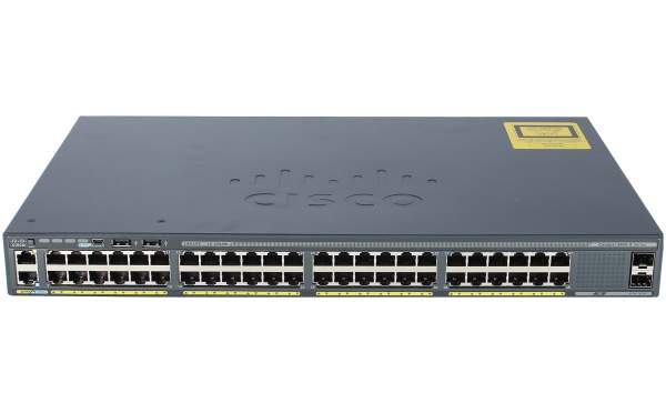 Cisco - WS-C2960X-48TS-LL - Catalyst 2960-X 48 GigE, 2 x 1G SFP, LAN Lite