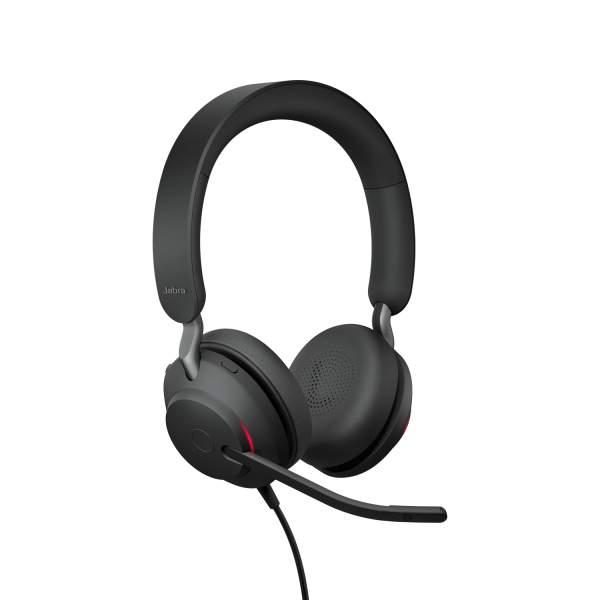 Jabra - 24089-989-999 - Evolve2 40 UC Stereo - Headset - on-ear - wired - USB-A - noise isolating
