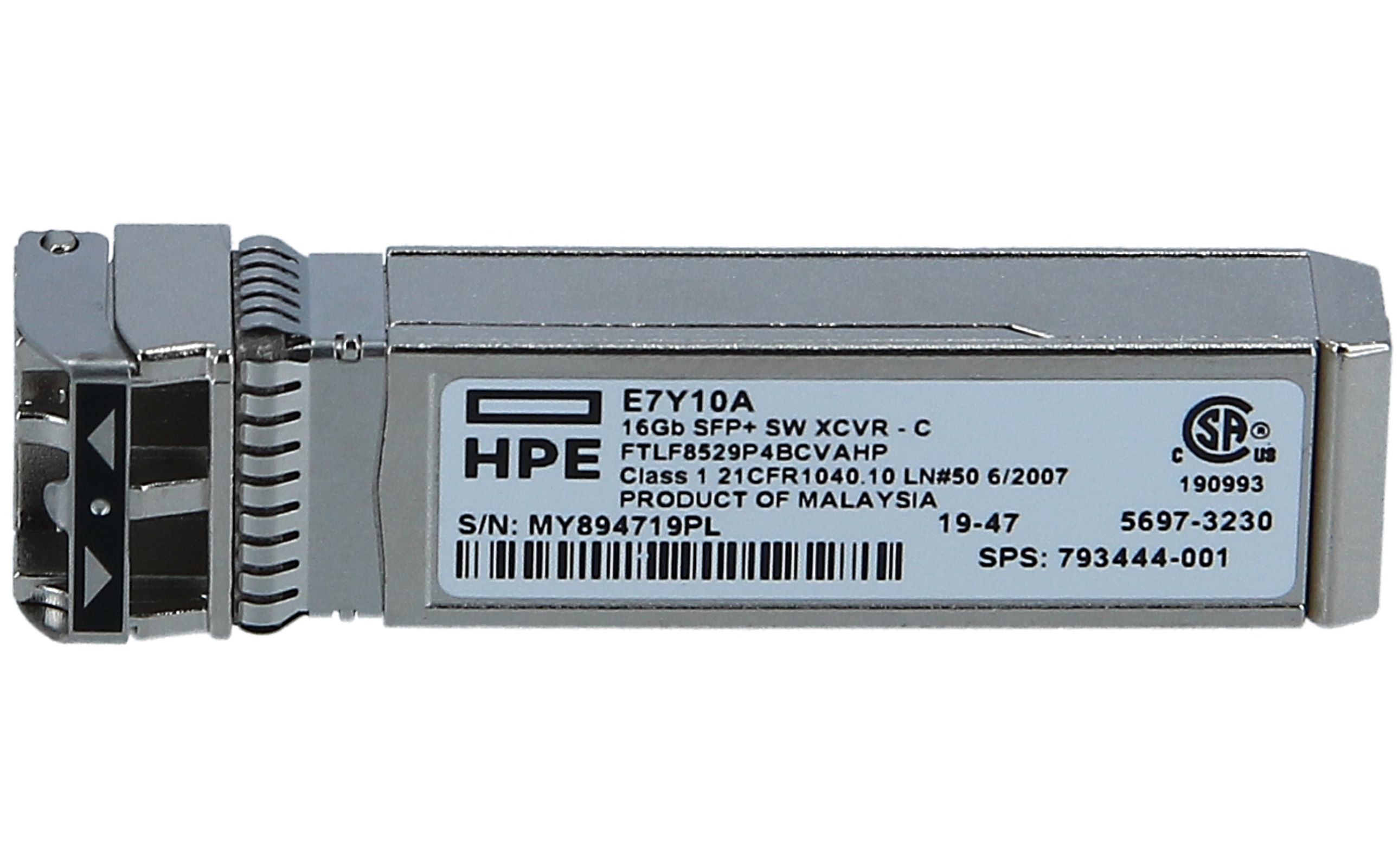 HP E7Y10A 16GB SFP+ SW 1-PACK C TEMP XCV new and refurbished buy online  low prices