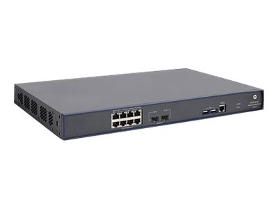 HPE - JG641A - 830 8-port PoE+ Unified Wired-WLAN - Gestito - L3 - Gigabit Ethernet (10/100/1000) - Supporto Power over Ethernet (PoE) - Montaggio