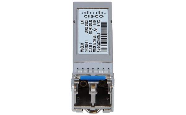 Cisco - MGBLX1 - Small Business MGBLX1 - SFP (mini-GBIC) transceiver module - GigE - 1000Base-LX - LC single-mode - up to 10 km - 1310 nm