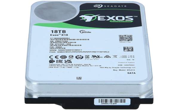 Seagate - ST18000NM000J - Exos X18 ST18000NM000J - Festplatte - 18 TB