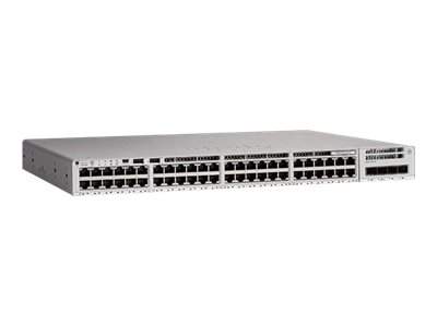 Cisco - C9200-48PXG-E - Catalyst 9200 - Network Essentials - Switch - L3 - Smart - 40 x 10/100/1000 (PoE+)